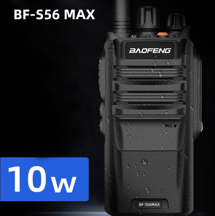 Baofeng BF-S56MAX Dispositif de communication portable étanche haute puissance Talkie-walkie, Spécifications de la prise: Prise UE – Image 3