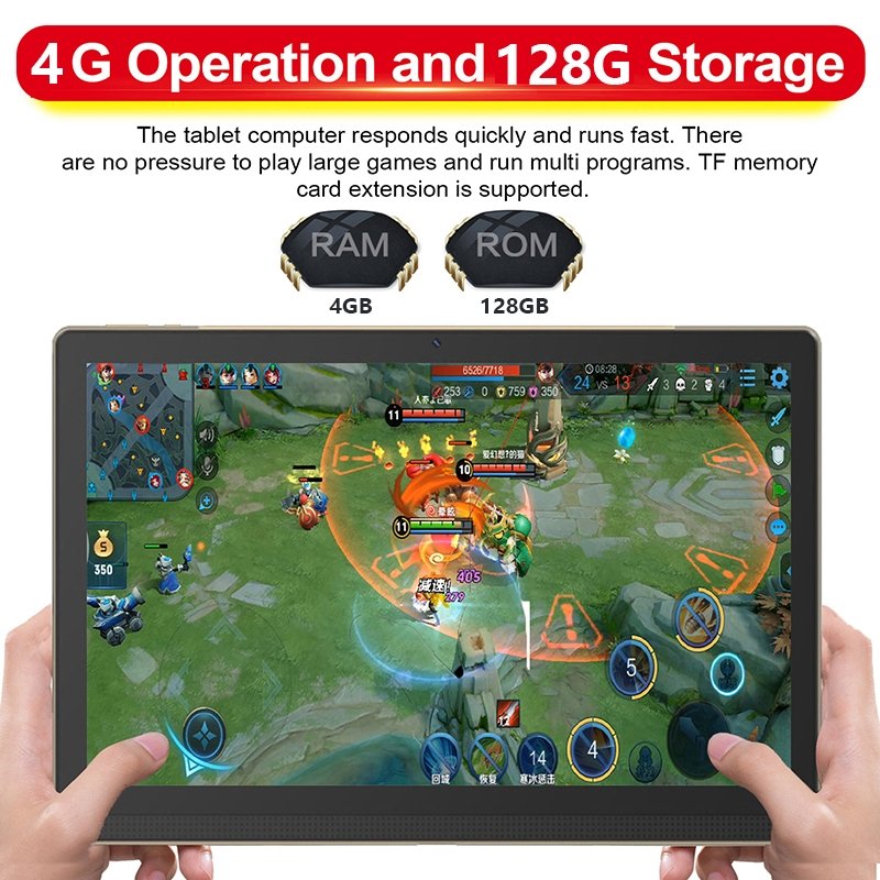 Tablette PC M101 4G LTE, 14,1 pouces, 4 Go + 128 Go – Image 4