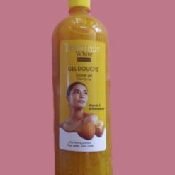 Gel douche clarifiant et purifiant peau nette, teint unifié TERMINUS WHITE  aux extrait d'oeuf et à la vitamine C et niacinamide