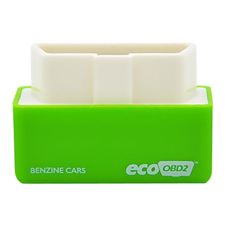 Super Mini EcoOBDII Plug and Drive Chip Tuning Box pour Benzine, réduction du carburant et des émissions réduites (vert)