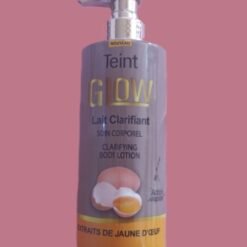 Lait clarifiant soin corporel TEINT GLOW action rapide aux extrait de jaune d'oeuf