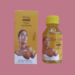 Huile clarifiante peau nette, teint unifié TERMINUS WHITE aux extrait d'oeuf , a la vitamine C et niacinamide