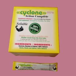 Poudre CYCLONE complément alimentaire pour homme: force et fertilité 100% naturel