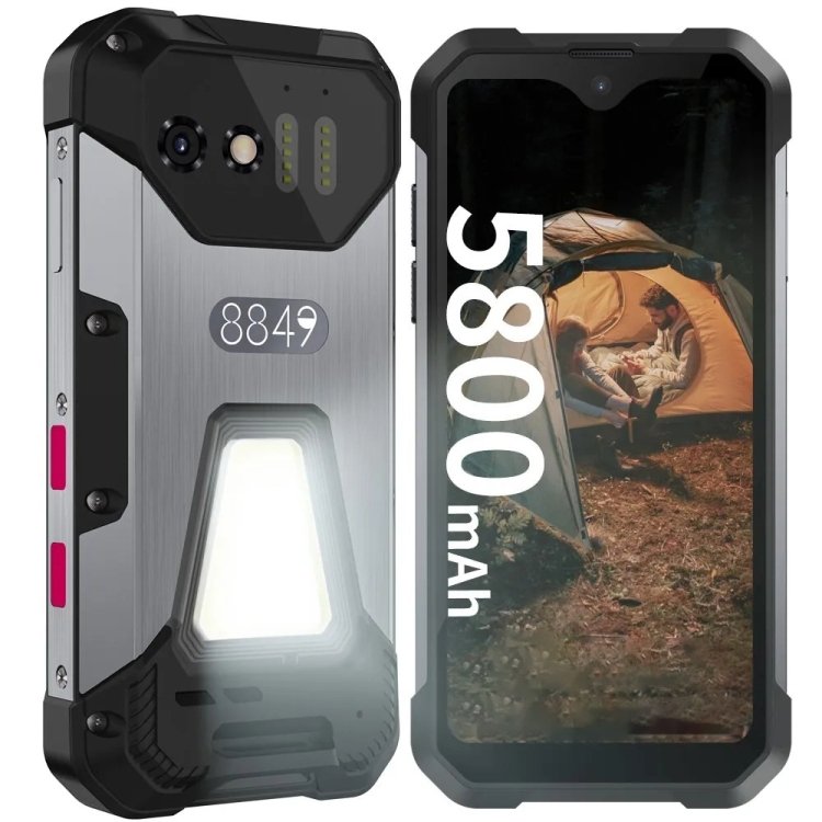 Unihertz Tank mini 1/8849, 8 Go + 256 Go, appareil photo 100 MP, Android 13 4,3 pouces, processeur Helio G99 Octa Core, réseau : 4G (noir