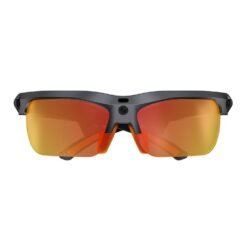 Lunettes intelligentes de cyclisme E08 13MP 1080P 30FPS avec IA, commande vocale et appels (noir)
