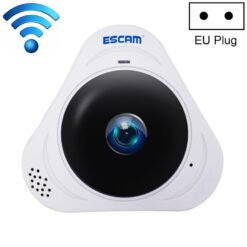 Escam Q8 960P 360P 360 degrés Fisheye lentille 1.3mp wifi Caméra IP détection de mouvement de suppo