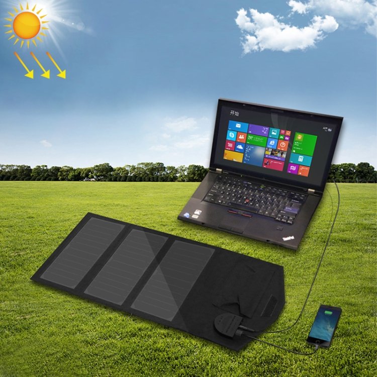 Énergie solaire pliable étanche de panneau de chargeur solaire ALLPOWERS 18V 21W