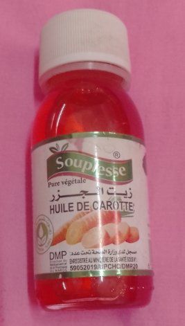 Huile de carotte SOUPLESSE