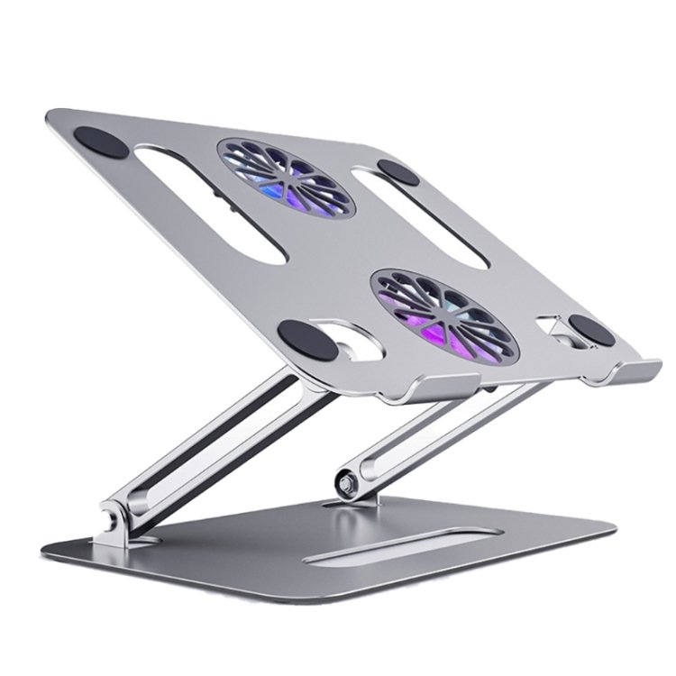 BONERUY P43F Alliage d'aluminium pliant support ordinateur portable support de refroidissement coul