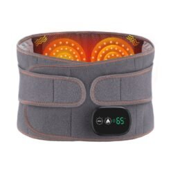 Chargement USB Red Light Chauffage Massage Ceinture lombaire Réchauffement Ceinture Gris
