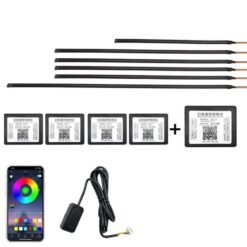 Bande lumineuse décorative colorée à LED en acrylique cachée pour voiture 6 en 1
La commande du jour avant 6PM (GMT+8) sera expédiée le même jour