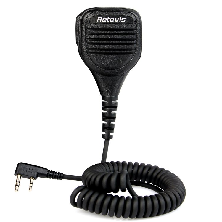 Reevis C9050A Microphone de haut-parleur à distance à 2 broches pour RT1 / RT3 / RT8 / RT81