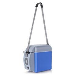 Réfrigérateur électrique thermoélectrique de camion de refroidisseur de réfrigérateur de voiture portatif de capacité de 7,5 L pour bateau de voyage RV (bleu)