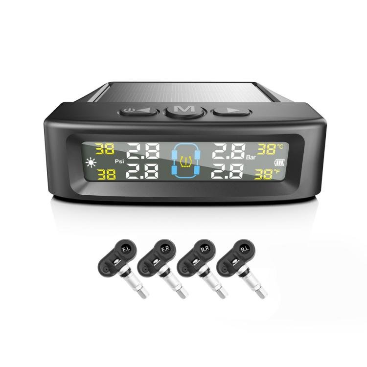 Système de surveillance de la pression des pneus (TPMS) pour automobile, version avec signal sonore et capteur interne (anglais)