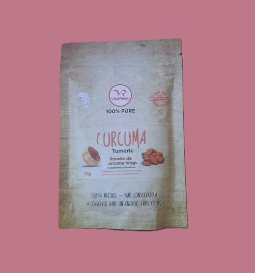 Poudre de curcuma longa 100% pure VITAL RELIEF