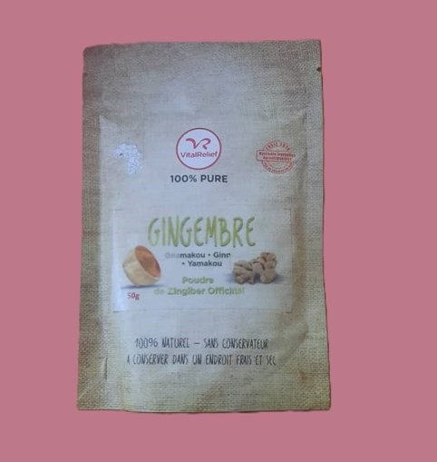 Poudre de gingembre 100% pure VITAL RELIEF