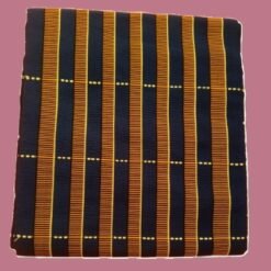 Pagnes tissés assortis motifs en jaune or, noir