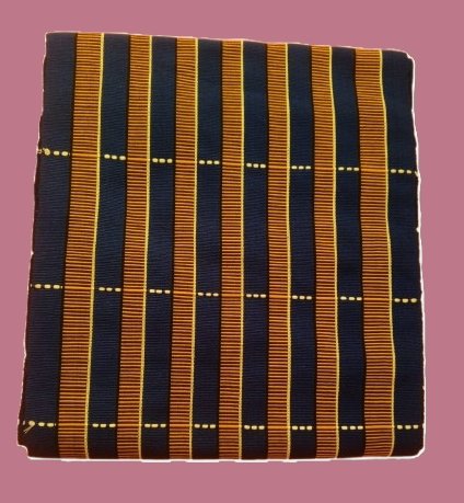 Pagnes tissés assortis motifs en jaune or, noir