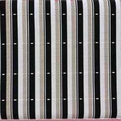 Pagnes tissés assortis motifs en bandes noire, gris, blanc