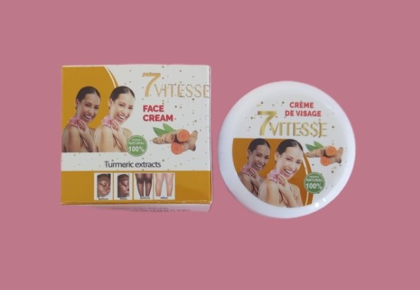 Crème de visage 7 VITESSE aux extraits de curcuma