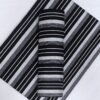 Pagnes tissés assortis motifs en bandes noire, bleu, beige