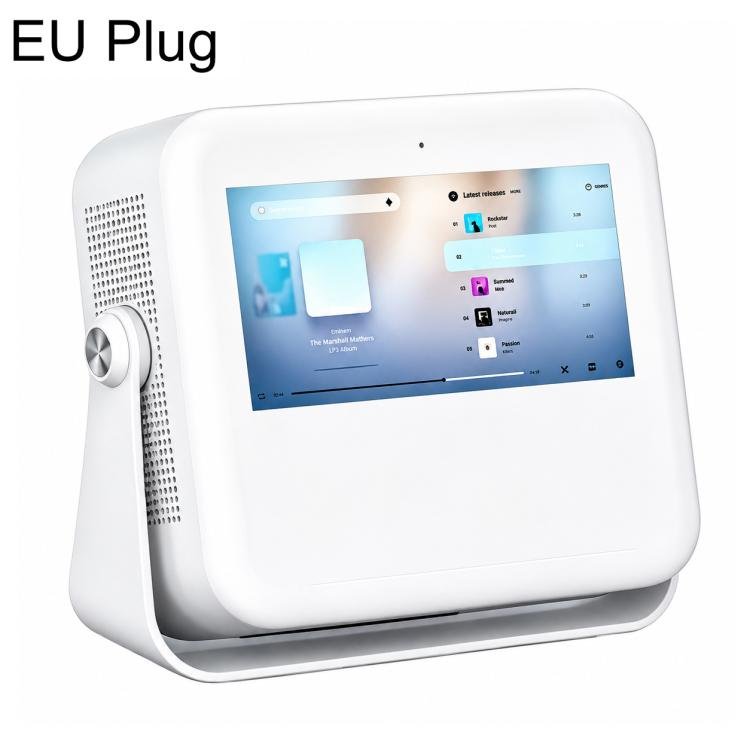 Projecteur LED compact A53 Android 13 Ultra HD à mise au point automatique, type de prise : prise UE (blanc)