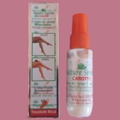 Crème de visage clarifiante NATURE SECRETE CAROTTE  à l'huile de carotte toujours belle