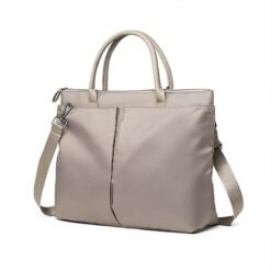Porte-documents d'affaires Sac à main/sac à bandoulière Sac d'ordinateur de messager de grande capacité à double usage, taille : moyen (kaki)