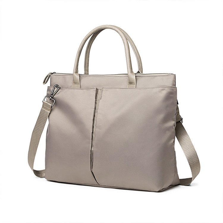 Porte-documents d'affaires Sac à main/sac à bandoulière Sac d'ordinateur de messager de grande capacité à double usage, taille : moyen (kaki)