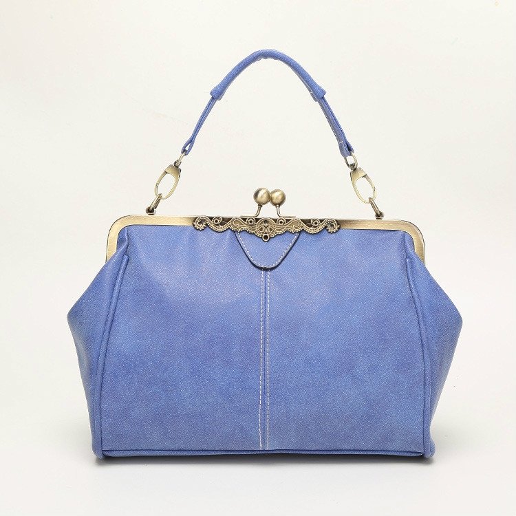 Sacs à main pour femmes Sacs à bandoulière rétro (bleu)