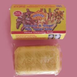 Savon au curcuma et au gingembre avec miel ASANTEE nettoyant aux herbes