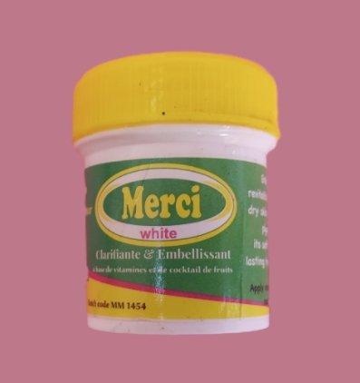 Crème de visage correcteur MERCI WHITE clarifiante et embelissante