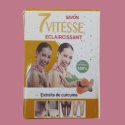 Savon unifiant 7 VITESSE aux extraits de curcuma 100% naturel