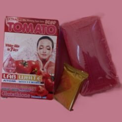 Savon soin de visage aux extrait de tomate LAB WHITE 7 jours+collagène vitamine B3 C et E  acide kojique