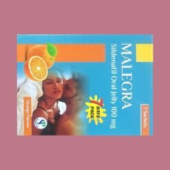 Gel oral MALEGRA saveur orange, sildénafil 100 mg, pack de 7 jours
