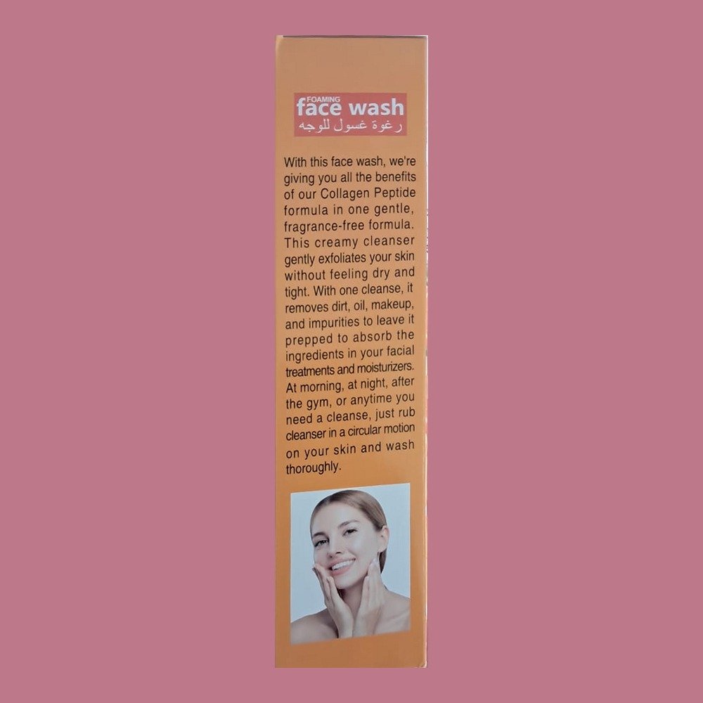 Nettoyant visage moussant à la vitamine C et au collagène MISS WENDY – Image 3