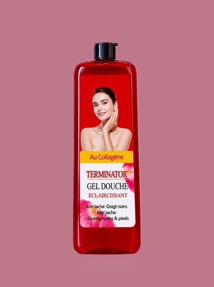 Gel douche unifiant au collagène anti tache quinto mains et pieds TERMINATOR
