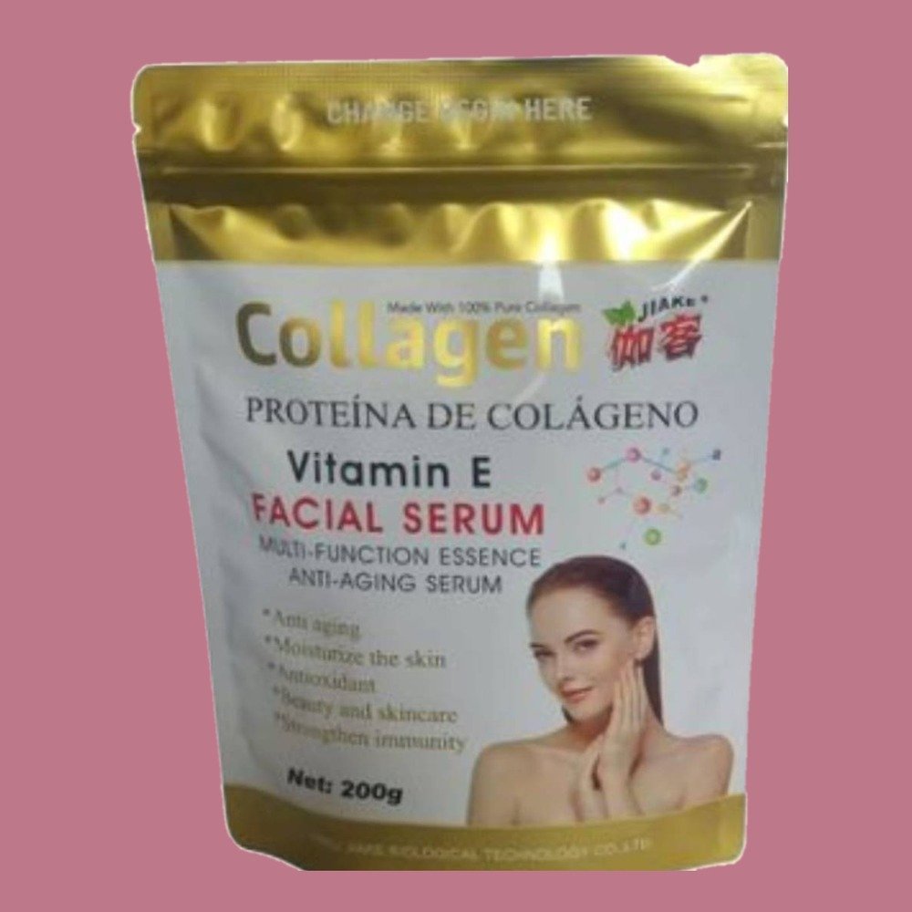 Sérum facial en poudre au collagène et vitamine E JIAKE anti-âge